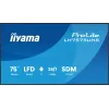 iiyama LH7575UHS-B2AG Signage Displejs 190,5 cm (75 inch) LCD 4K Ultra HD 500 cd/m² Melns Android 11 24/7