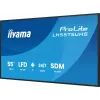 iiyama LH5575UHS-B2AG Signage Displejs 138.7 cm (54.6 inch) LCD 4K Ultra HD 500 cd/m² Melns Android 11 24/7