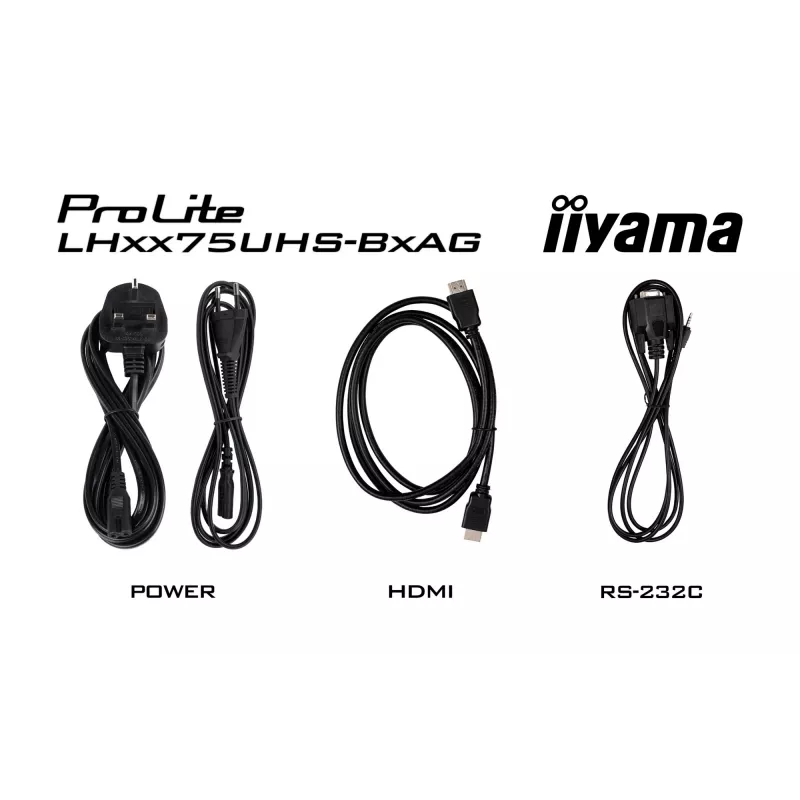 iiyama LH5575UHS-B2AG Signage Displejs 138.7 cm (54.6 inch) LCD 4K Ultra HD 500 cd/m² Melns Android 11 24/7