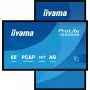 iiyama ProLite T6529AS-B1AG 65 inch PCAP skārienekrāna displejs ar Android OS, 4K Ultra HD, 420 cd/m², Wi-Fi, 24/7