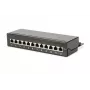 Patch Panel Digitus Desktop CAT 6A Class EA Ekranēts Melns