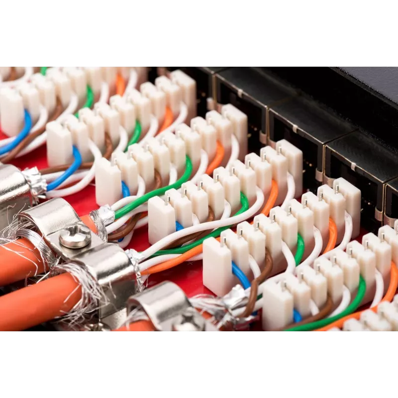 Patch Panel Digitus Desktop CAT 6A Class EA Ekranēts Melns