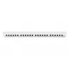 DIGITUS Patch panel CAT6A EA ekranēts, 24-portu RJ45 putekļu vāciņi, 8P8C, 0,5U, pelēks RAL 7035