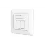 DIGITUS CAT6A Class EA tīkla ligzda, ekranēta, 2x RJ45, LSA, tīri balta, iegremdējamā montāža, 8 virzieni