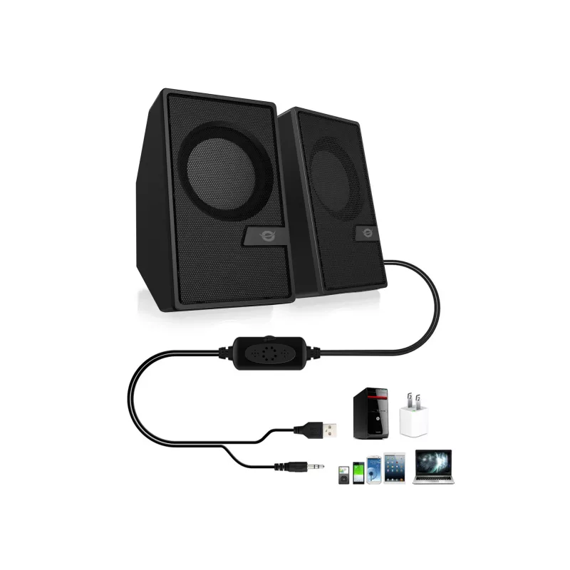 Conceptronic BJORN 2.0 kanālu datora skaļrunis ar Bluetooth, 6W