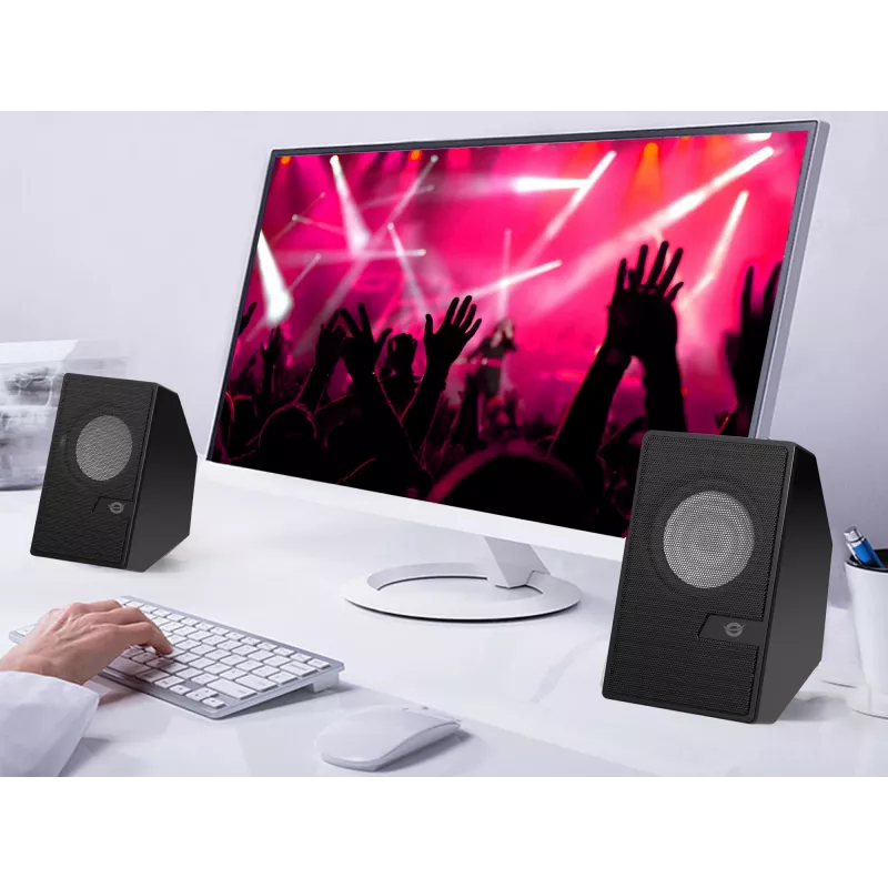Conceptronic BJORN 2.0 kanālu datora skaļrunis ar Bluetooth, 6W