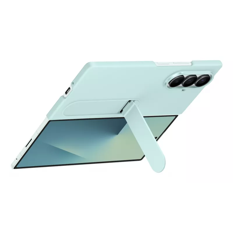 Samsung Galaxy Fold7 Silikona Maciņš, Samsung, Galaxy Z Fold7, 20.3 cm (8 colli), Piparmētru krāsa