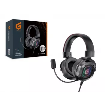 Conceptronic ATHAN Stereo Sound Gaming Headset, vadu, 20 - 20000 Hz, spēlēm, 477 g, melns