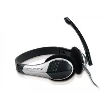 Conceptronic Allround Stereo Headset, vadu, 20 - 22000 Hz, birojam/zvanu centram, 111 g, melns, sudrabs