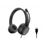 Conceptronic POLONA05B Stereo USB austiņas ar trokšņu slāpējošu mikrofonu