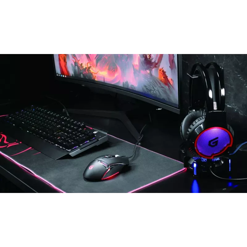 Conceptronic DJEBBEL 8, Gaming USB pele, 8 Programmējamas pogas, 4000 DPI
