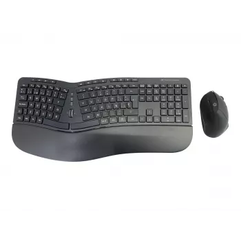 Conceptronic ORAZIO ERGO Bezvadu ergonomiskā tastatūra un pele komplektā, Spāņu izkārtojums