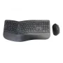 Conceptronic ORAZIO ERGO Bezvadu ergonomiskā tastatūra un pele komplektā, Spāņu izkārtojums