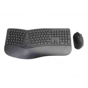 Conceptronic ORAZIO ERGO Bezvadu ergonomiskā tastatūra un pele komplektā, vācu izkārtojums
