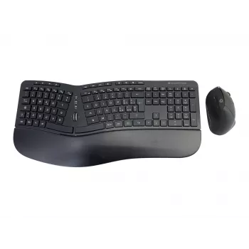 Conceptronic ORAZIO ERGO bezvadu ergonomiskā tastatūra un pele komplektā, itāļu izkārtojums