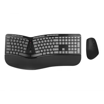 Conceptronic ERGO bezvadu ergonomiskā tastatūra un pele komplektā, QWERTY EN (US)