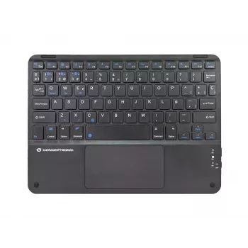 Conceptronic TOBIN01BES 10 collu Bluetooth skārienpaliktņa tastatūra, QWERTY spāņu