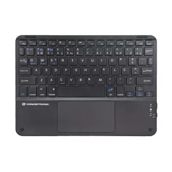 Conceptronic TOBIN01BPT 10 collu Bluetooth skārienpaliktņa tastatūra, QWERTY portugāļu