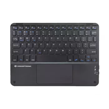 Conceptronic TOBIN01BUS 10 collu Bluetooth skārienpaliktņa tastatūra, QWERTY EN (US)