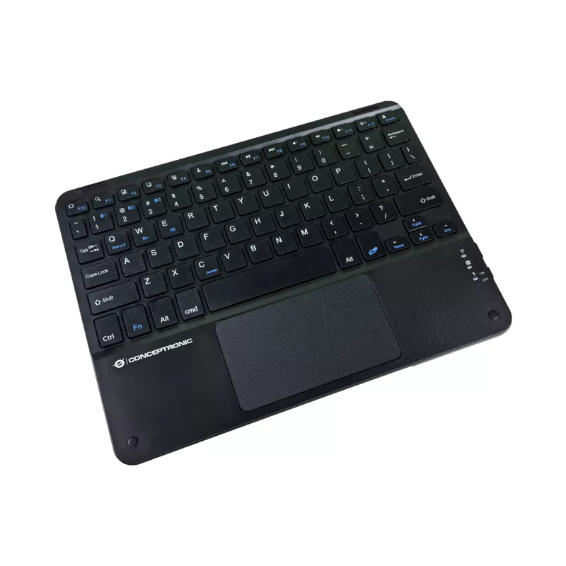 Conceptronic TOBIN01BUS 10 collu Bluetooth skārienpaliktņa tastatūra, QWERTY EN (US)