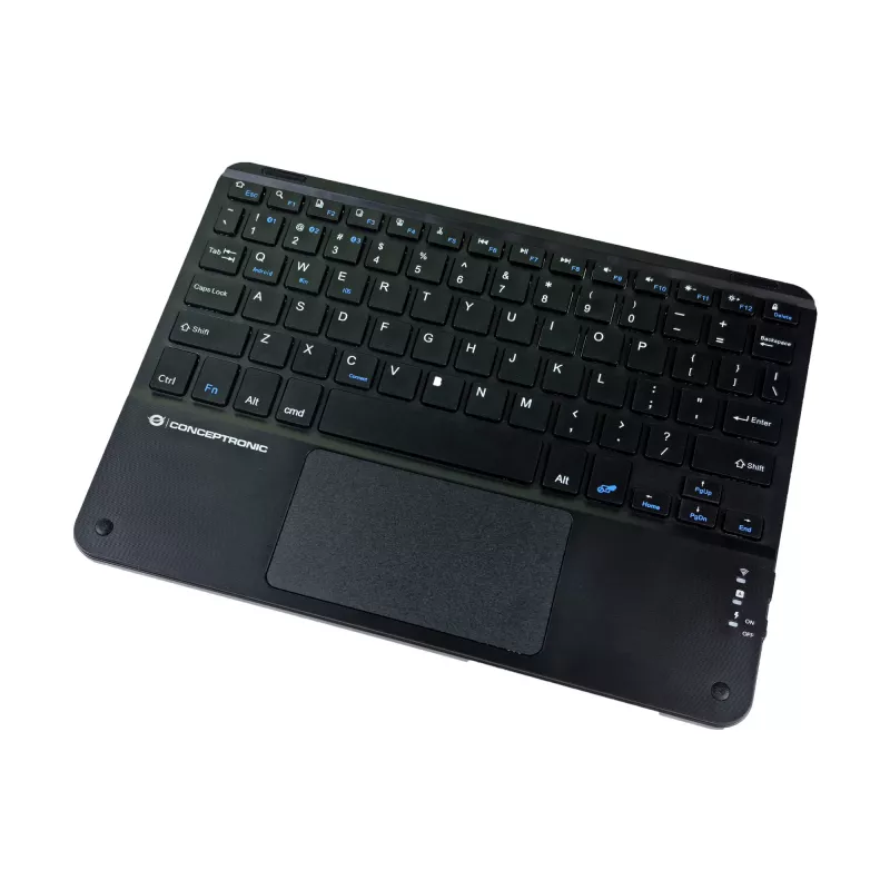 Conceptronic TOBIN01BUS 10 collu Bluetooth skārienpaliktņa tastatūra, QWERTY EN (US)