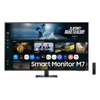 Samsung M7 M70F datora monitors 109,2 cm (43 collas) 3840 x 2160 4K Ultra HD LCD Melns
