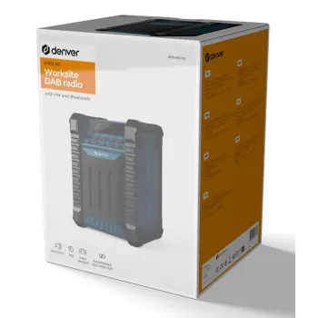 DENVER ELECTRONICS WRD-60 darba vietas DAB+ radio ar Bluetooth un prožektoru
