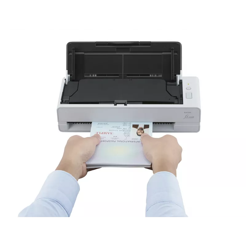 Ricoh fi-800R skeneris ar ADF un manuālo padevi 600 x 600 DPI A4 Melns, Balts