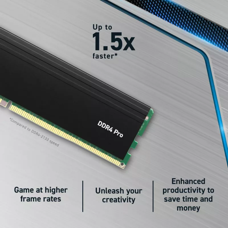 Crucial Pro 32GB DDR4-3200 CL22 UDIMM atmiņa (CP32G4DFRA32A)