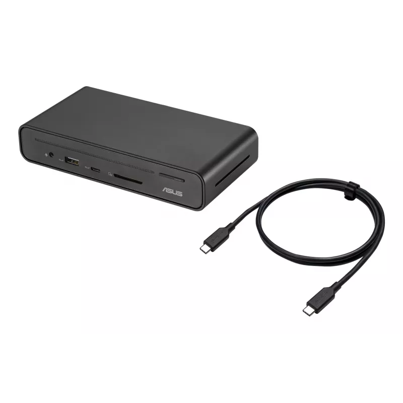 ASUS Triple Display USB-C Dock Duo DC301 vadu dokstacija melna