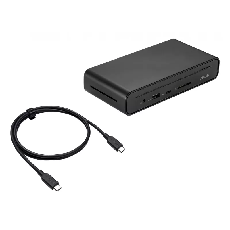 ASUS Triple Display USB-C Dock Duo DC301 vadu dokstacija melna
