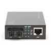 DIGITUS DN-82120-1 Gigabit datu nesēju pārveidotājs, daudzmodu, 10/100/1000Base-T uz 1000Base-SX, RJ45 / SC, 850 nm, līdz 0,5 km