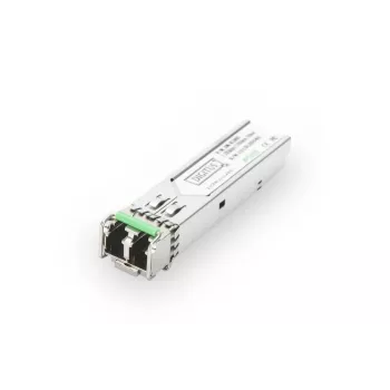 DIGITUS 1.25 Gbps SFP modulis, līdz 80 km vienmoda, LC duplekss savienotājs 1000Base-LX, 1550nm
