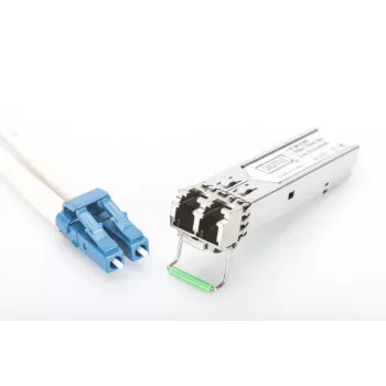 DIGITUS 1.25 Gbps SFP modulis, līdz 80 km vienmoda, LC duplekss savienotājs 1000Base-LX, 1550nm