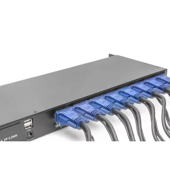 DIGITUS Modulārais KVM slēdzis 16 portu modularizētai KVM konsolei