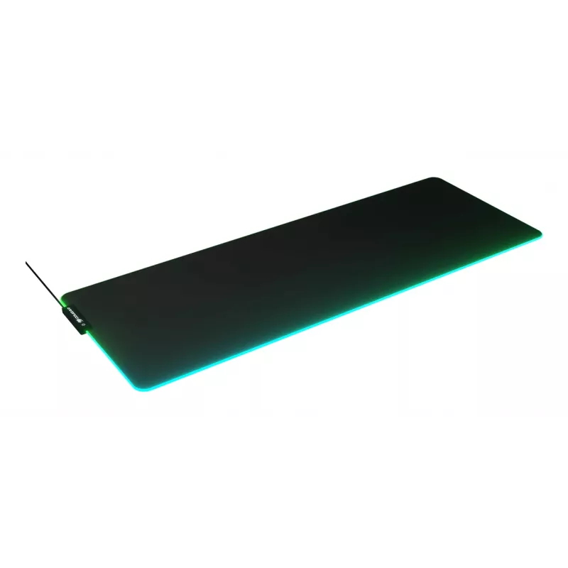 COUGAR Gaming Mouse Paliktnis NEON X, ARGB, 800x300, Melns, Vienkrāsains, Audums, Gumija, Dažādas krāsas, Neslīdoša pamatne, Spēļu pelēšanas paliktnis