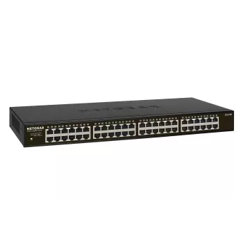 NETGEAR GS348 48 portu Gigabit Ethernet nevaldāms tīkla slēdzis 1U melns