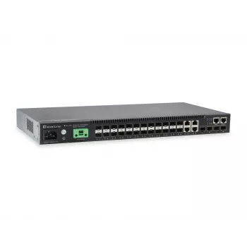LevelOne KILBY 28-Port L3 Lite Pārvaldāms Gigabita Slēdzis, 4 x 10GbE SFP+, 4 x Gigabita SFP/RJ45 Combo