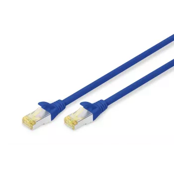 DIGITUS Patch kabelis - CAT6a - S/FTP - Snagless - Cu - 50cm - zils