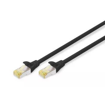 DIGITUS savienotājkabelis - CAT6a - S/FTP - Snagless - Cu - 1m - melns