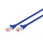 DIGITUS Patch kabelis - CAT6 - S/FTP - Snagless - Cu - 5m - zils