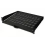 DIGITUS 2U izvelkamais plaukts korpusiem no 450 mm dziļuma 88x483x352 mm, līdz 30 kg, melns (RAL 9005)