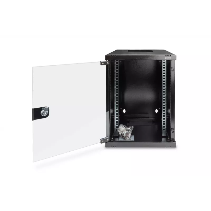 DIGITUS Sienas skapis 312x300mm (10 inch) 9U 464x312x300mm melns