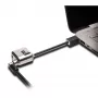 Kensington MiniSaver Mobile Keyed Lock, 1.8 m, atslēgas bloķētājs, plakanā atslēga, oglekļa tērauds, melns