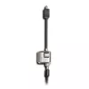 Kensington MiniSaver Mobile Keyed Lock, 1.8 m, atslēgas bloķētājs, plakanā atslēga, oglekļa tērauds, melns