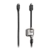 Kensington MiniSaver Mobile Keyed Lock, 1.8 m, atslēgas bloķētājs, plakanā atslēga, oglekļa tērauds, melns