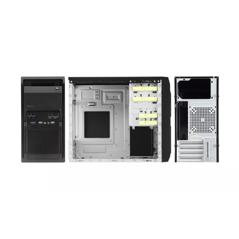 Chieftec LT-01B-350GPB datora korpuss Mini Tower Melns 250 W