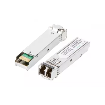 DIGITUS 1.25 Gbps SFP modulis, līdz 550m daudzmodu, LC Duplex savienotājs 1000Base-SX, 850nm