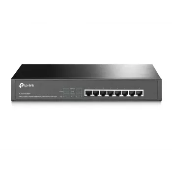TP-Link TL-SG1008MP Nepārvaldāms Gigabit Ethernet (10/100/1000) ar PoE, 1U, Melns