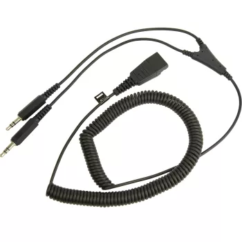 Jabra PC kabelis - QD uz 2x3,5 mm